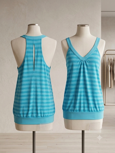 تاپ ورزشی زنانه مدل آبی فیروزهای OldNavyActive