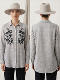 شومیز زنانه گلدوزیشده کلاسیک از برند Target Collection