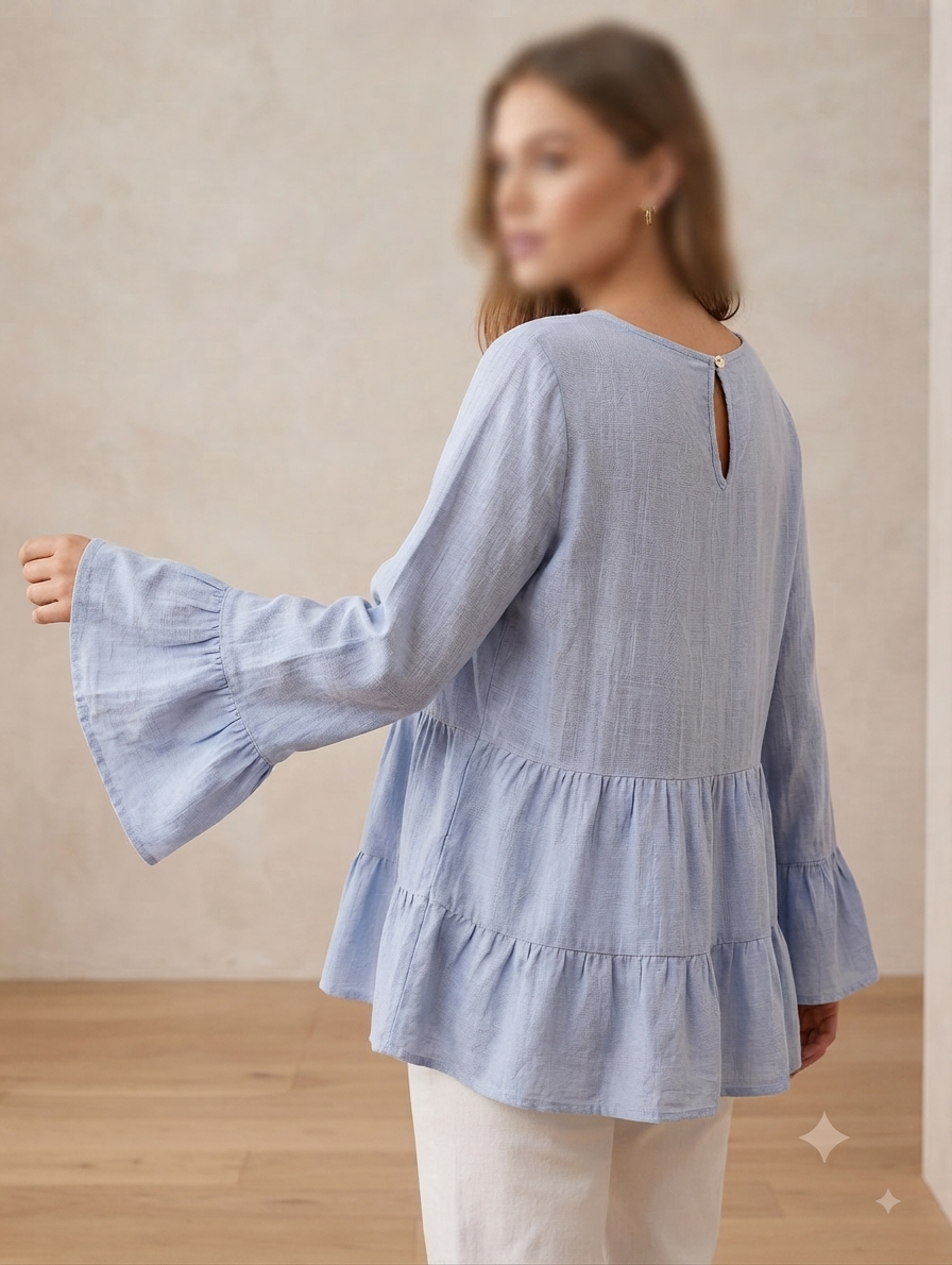 شومیز زنانه آستین کلوش از برند Ally Fashion