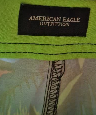 شلوارک ورزشی مردانه مدل هاوایی پالت رنگی از برند American Eagle