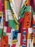 کت تک زنانه طرحدار مدرن Abstract Pop-Art Blazer