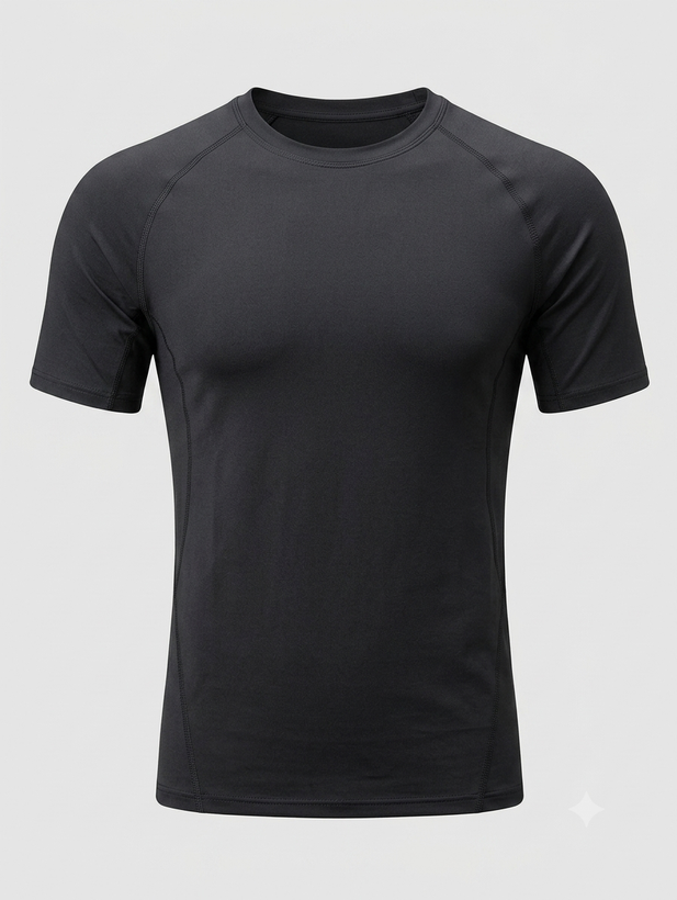 تیشرت مردانه ورزشی فیت مشکی از برند ATHLETO