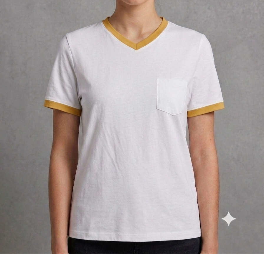 تیشرت زنانه  یقه هفت «نِئو-رِترو»