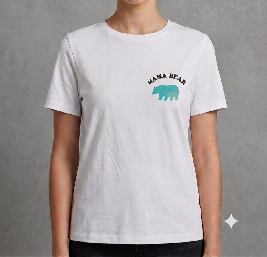 تیشرت زنانه طرح مینیمال MAMA BEAR از برند Old Navy