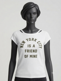 تیشرت زنانه Abercrombie & Fitch با طراحی ترند "New York City Is A Friend Of Mine