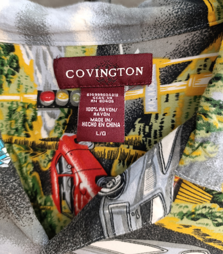 پیراهن مردانه طرح موستانگ و شورلت از برند Covington
