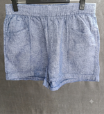 شلوارک زنانه طرح آبی ملانژ از برند Old Navy