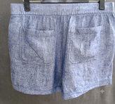 شلوارک زنانه طرح آبی ملانژ از برند Old Navy
