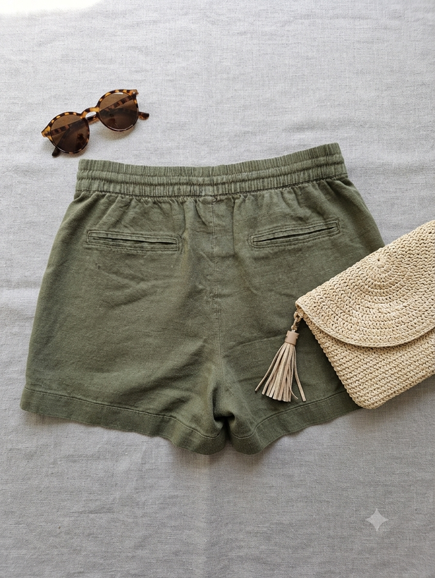 شلوارک زنانه سبز زیتونی از برند Old Navy