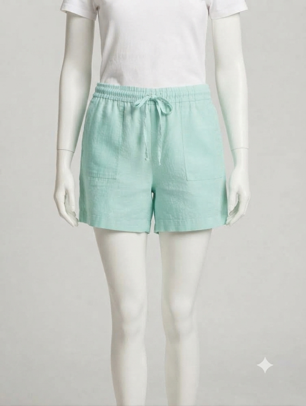 شلوارک زنانه با رنگ سبز معنایی از برند J.crew