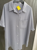 شومیز زنانه نخی-حریر خاکستری-آبی از برند Bluish Gray