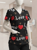 شومیز زنانه طرحدار «Love»