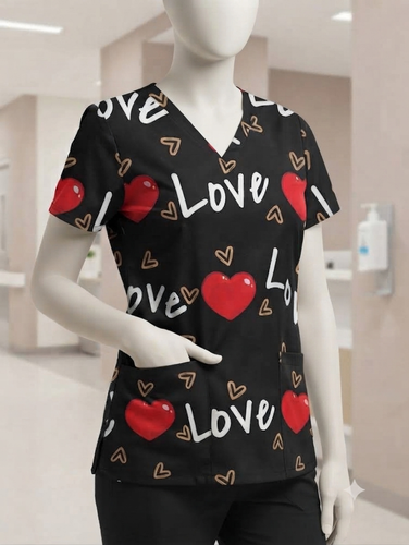 شومیز زنانه طرحدار «Love»