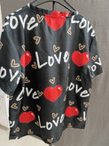 شومیز زنانه طرحدار «Love»
