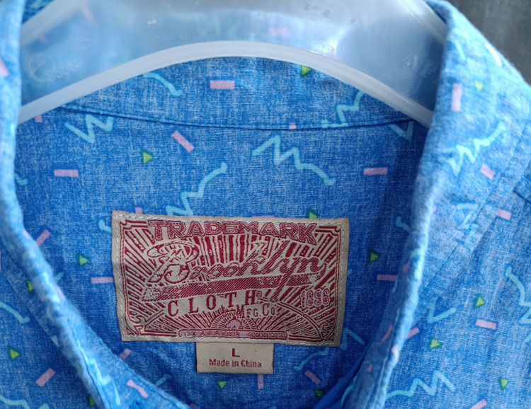 پیراهن مردانه طرحدار اورجینال Brooklyn Cloth