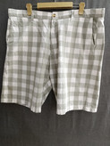 شلوارک مردانه چهارخانه طوسی روشن SIEGEL Vintage