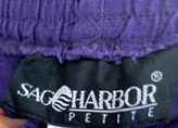 شلوارک زنانه لینن بنفش ز برند Sag Harbor
